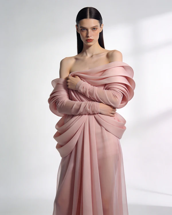 Elegant Pink Gown