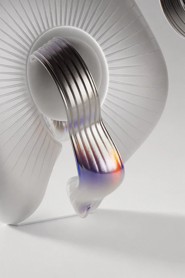 Abstract Sunburst Sculpture