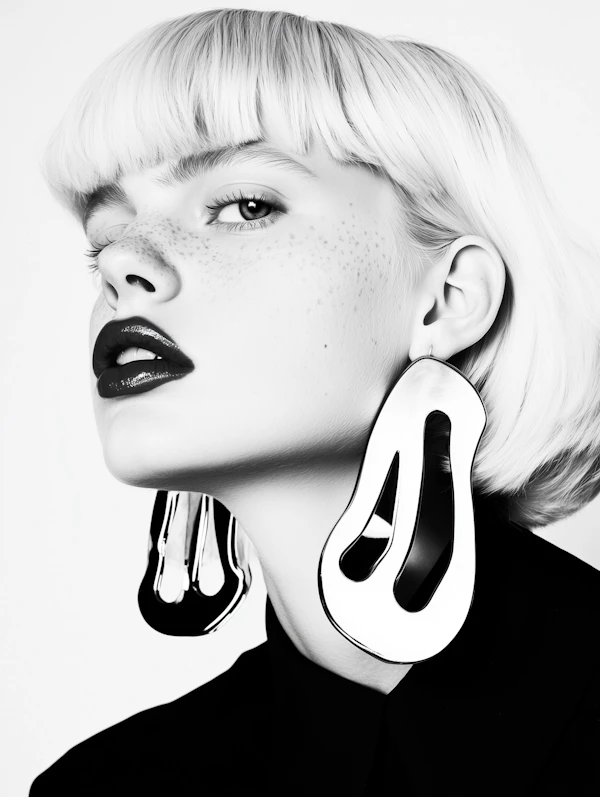 Black-and-White Portrait