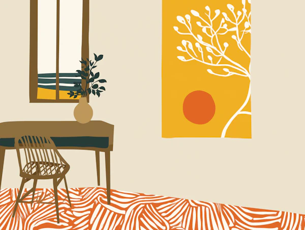 Minimalist Interior Scene
