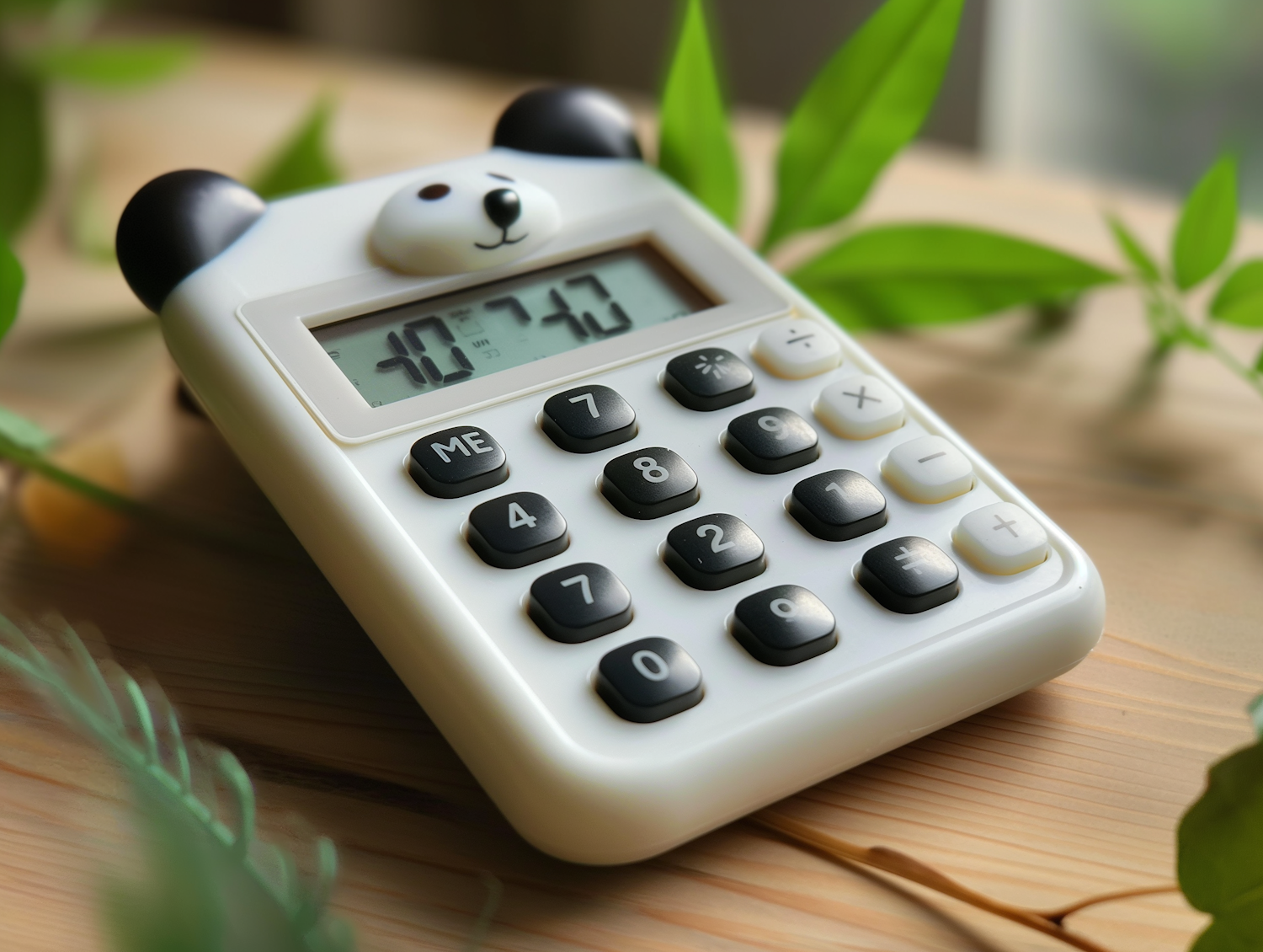 Whimsical Panda-Themed Calculator