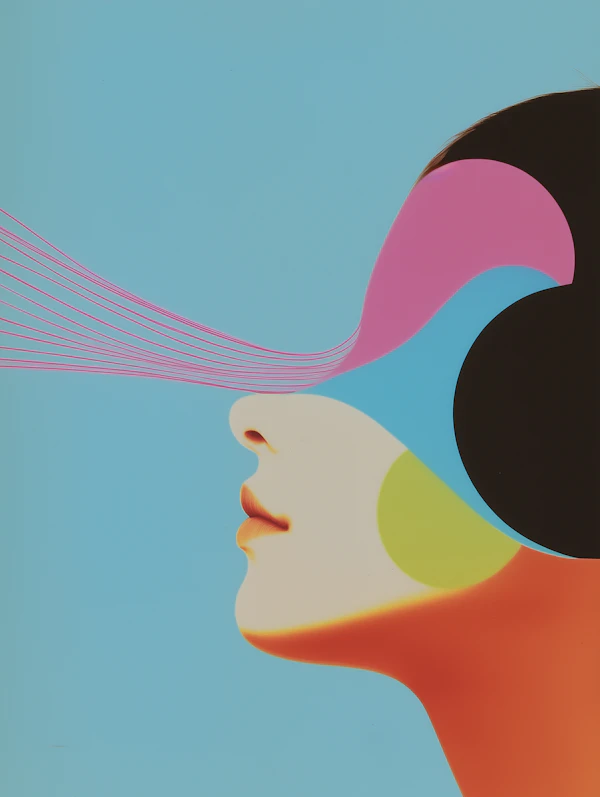 Abstract Human Profile