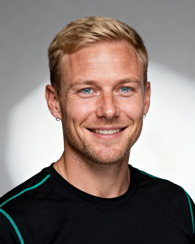 Smiling Blonde Man
