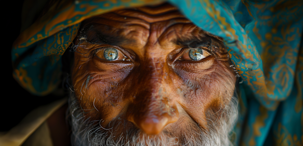 Elderly Man with Turban