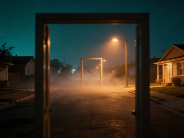 Surreal Night Street