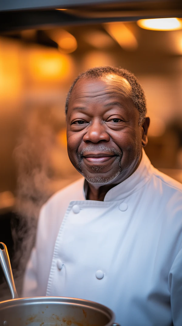 Chef in Kitchen