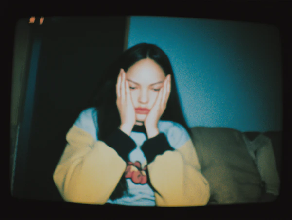 Pensive Woman Indoors
