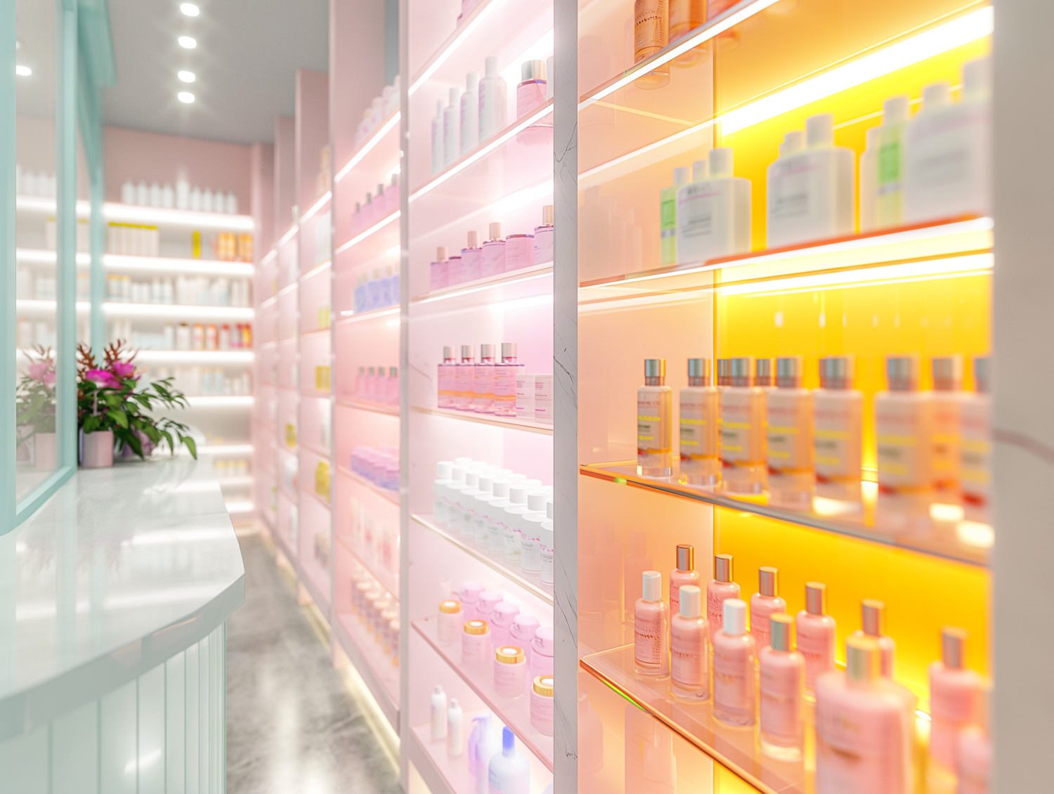 Beauty Store Product Display