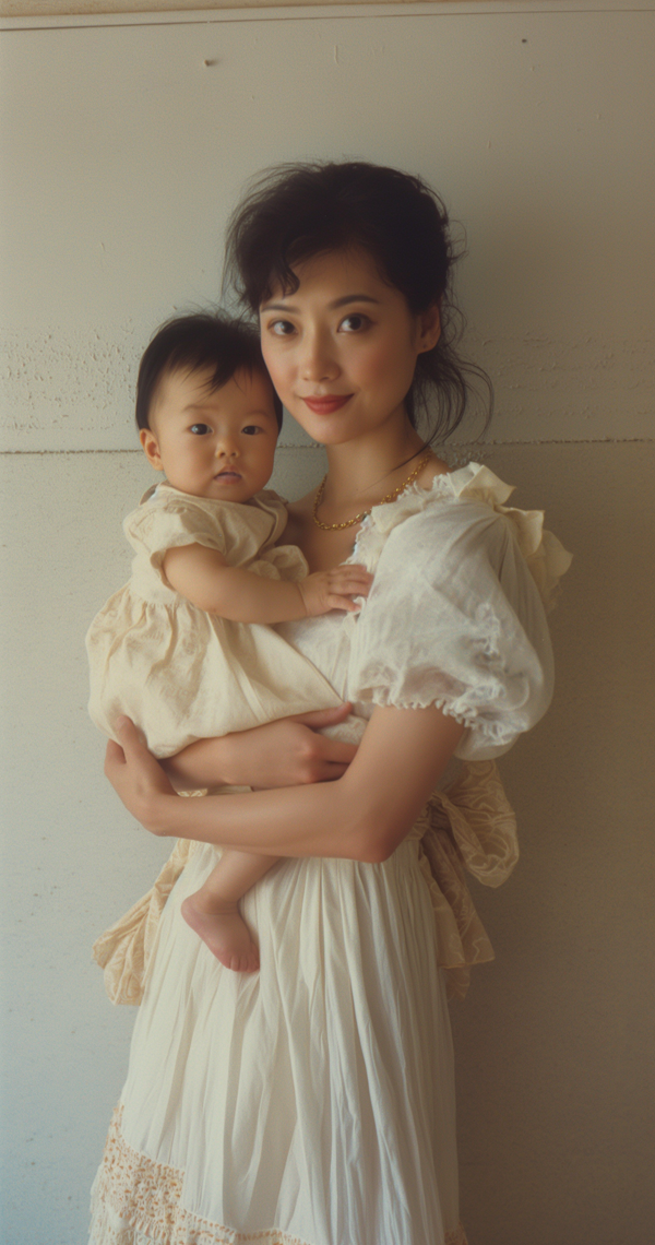 Tender Moment Between Mother and Child