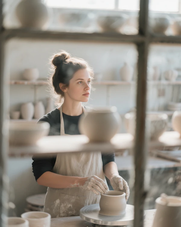 Pottery Studio Scene