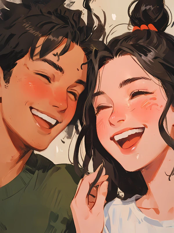 Joyful Laughter Scene