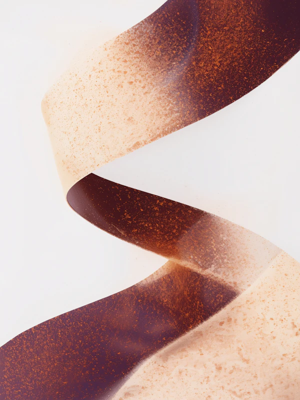 Gradient Ribbon Close-Up