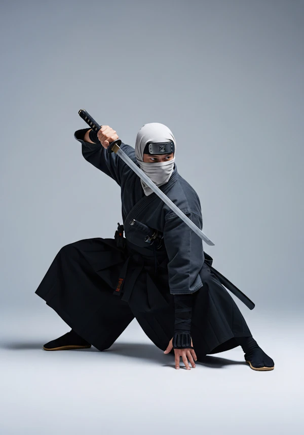 Dynamic Ninja Pose