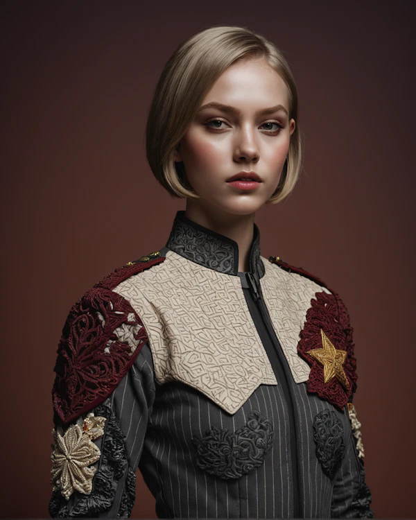 Elegant Uniform Portrait