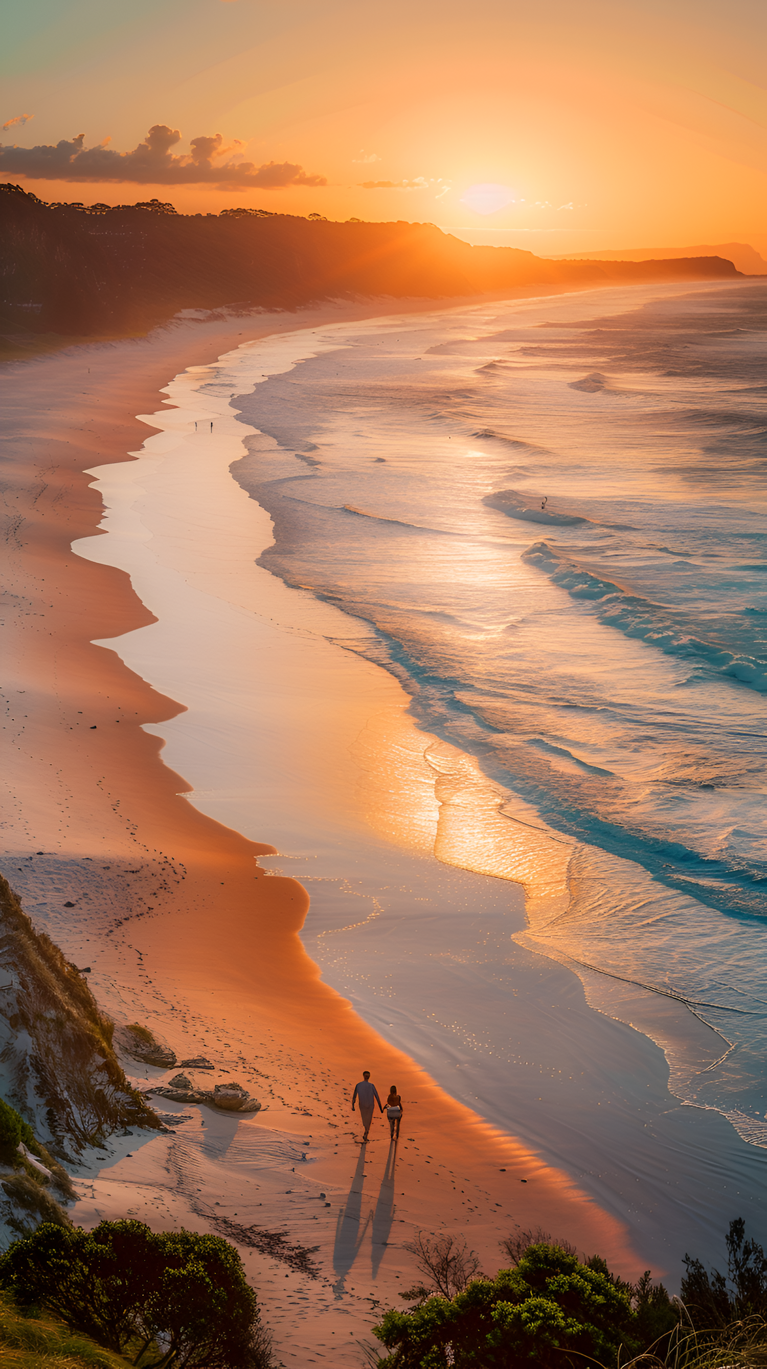 Serene Beach Sunset