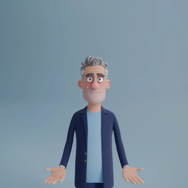 Cartoon Style Man