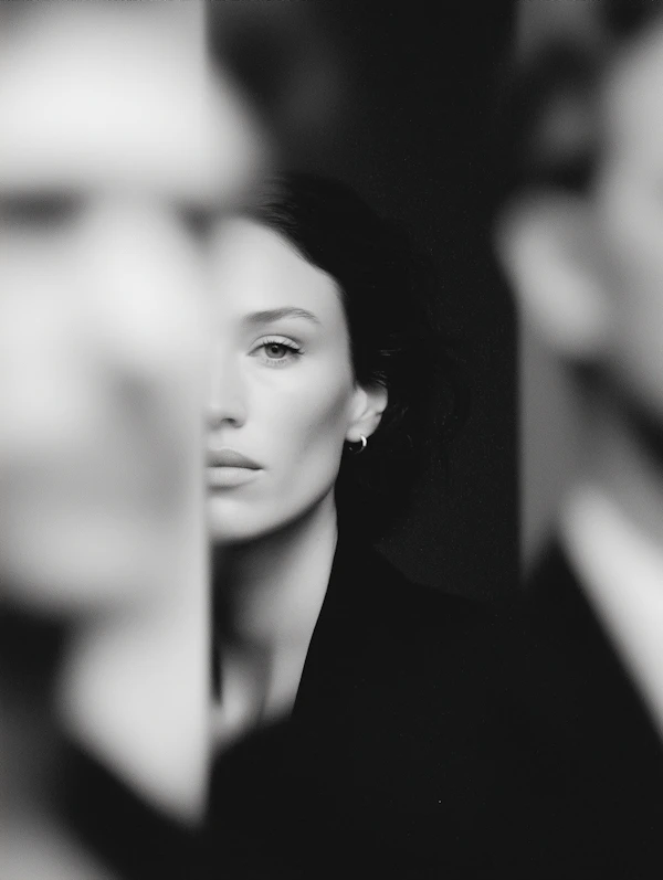 Black-and-White Portrait