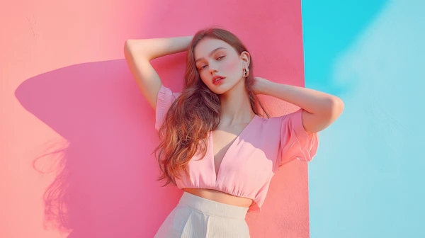 Pastel Fashion Portrait