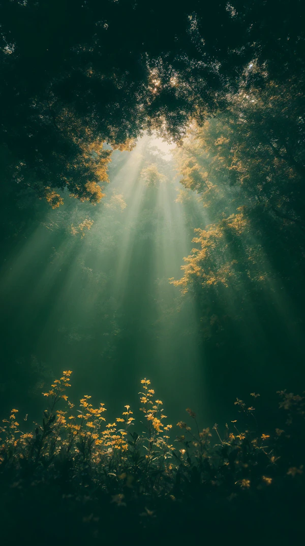 Serene Forest Scene