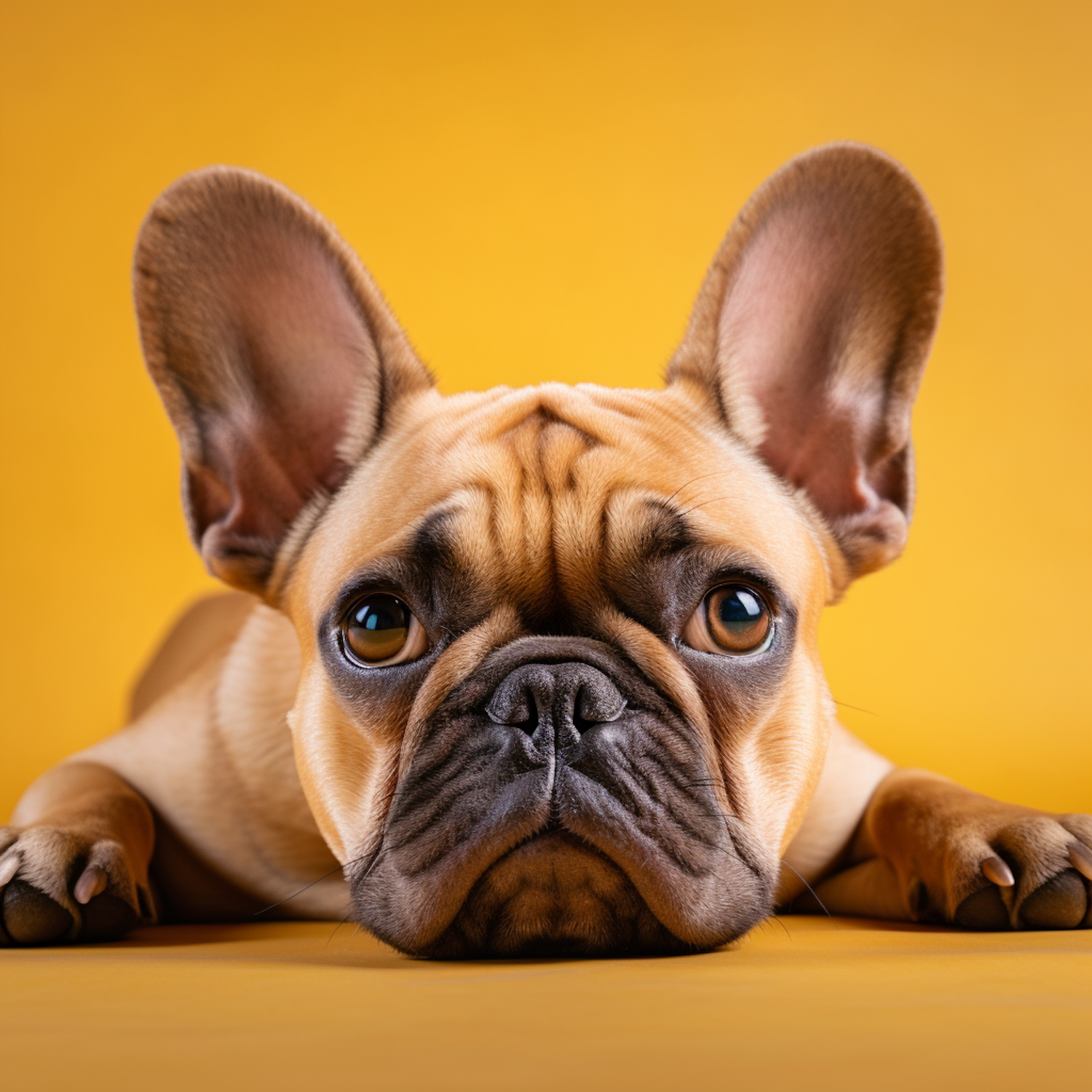 Soulful Gaze of a Fawn French Bulldog