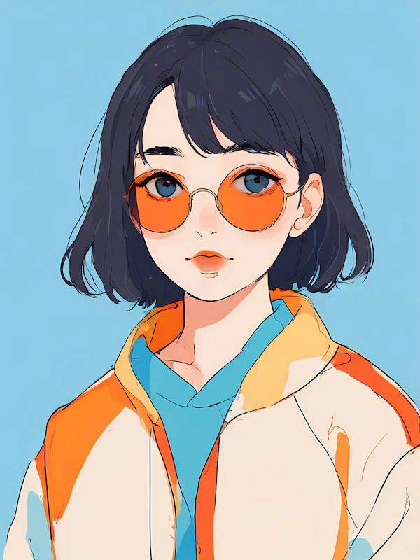 Stylized Woman Portrait