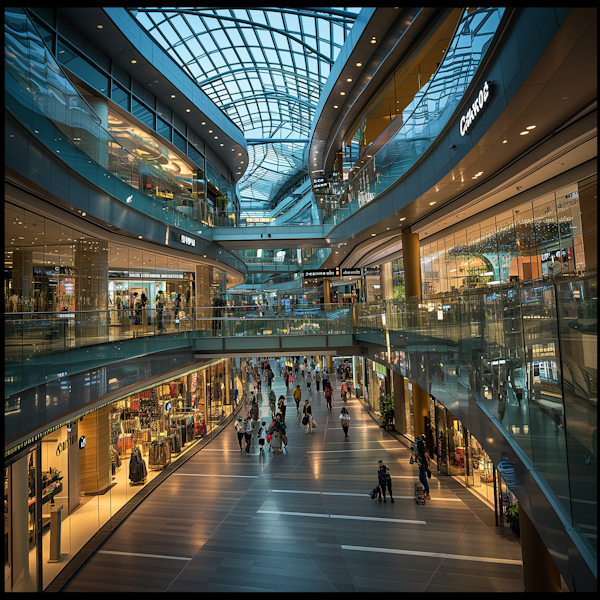 Sunlit Atrium Mall