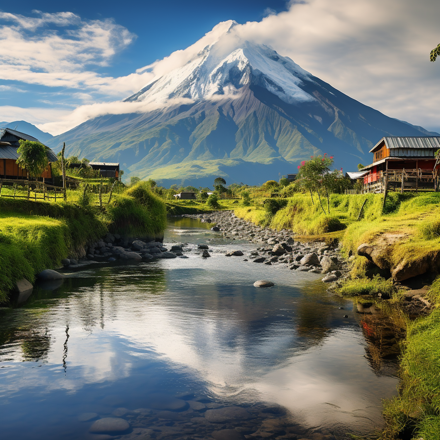 Tranquil Mountain Valley