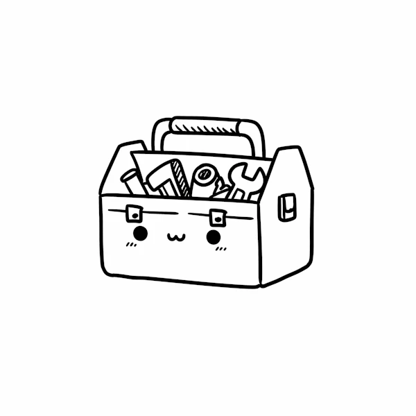 Cartoon Toolbox Art