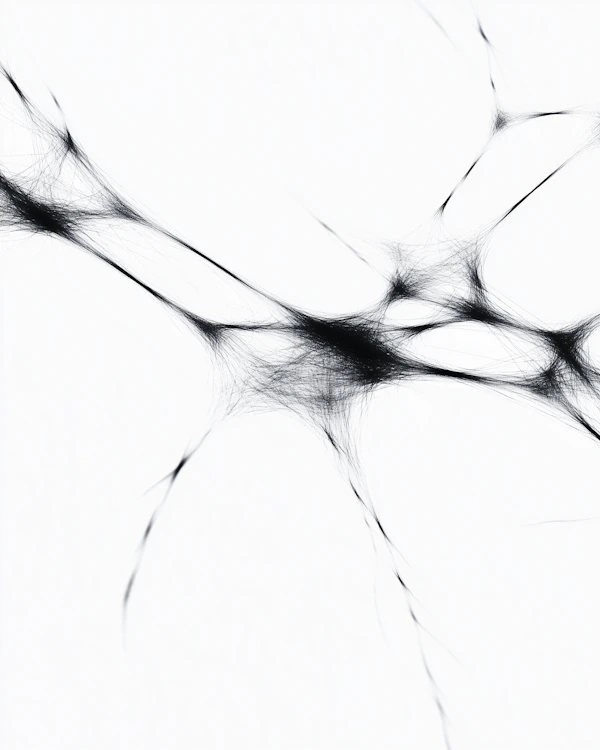 Interwoven Black Threads