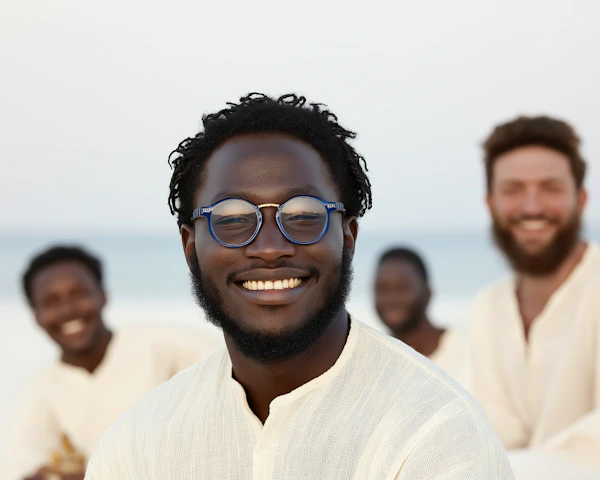 Joyful Group of Men