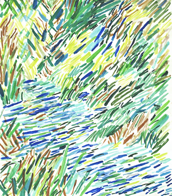 Vibrant Abstract Landscape