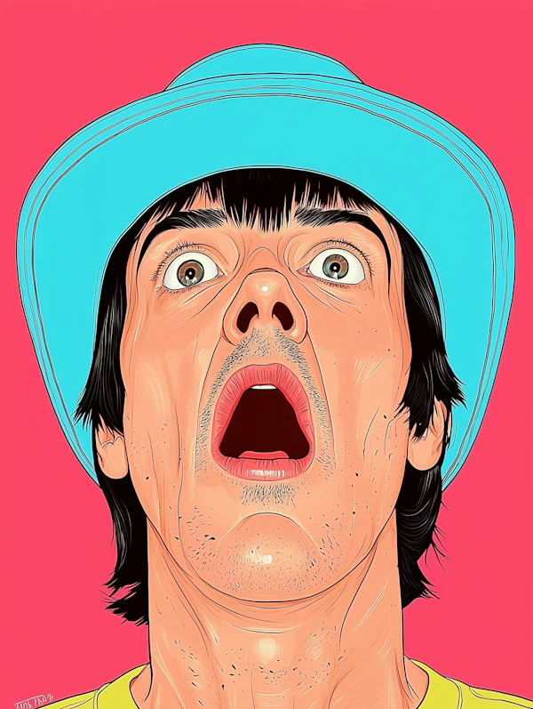 Surprised Expression Illustration