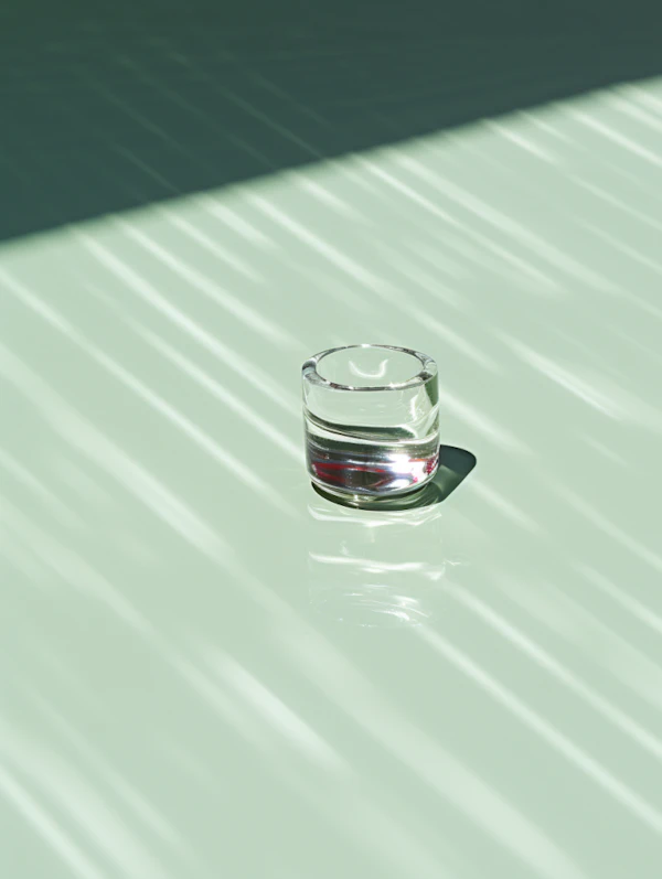 Mint Serenity in Glass