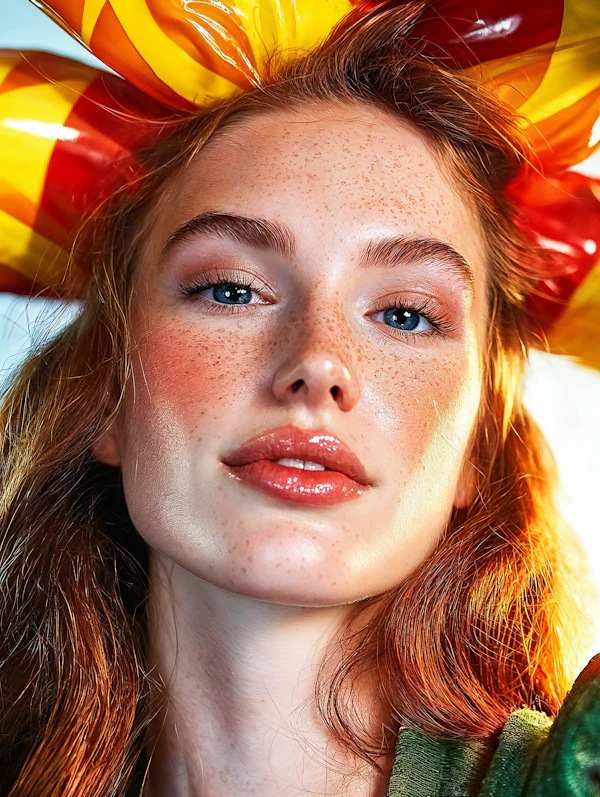 Freckled Beauty Portrait