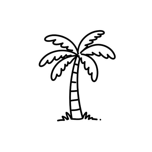 Palm Tree Sketch