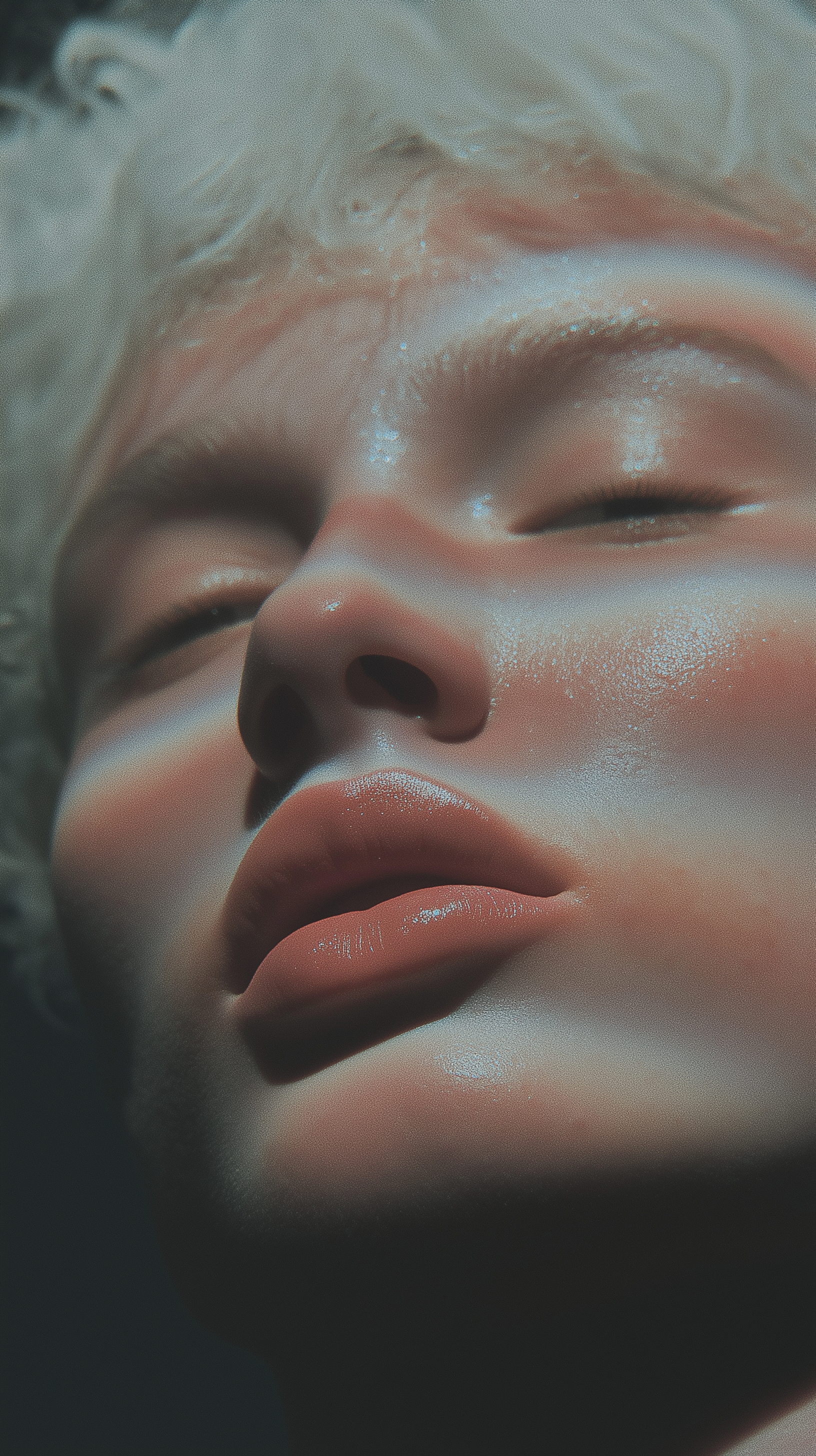 Artistic Face Close-Up
