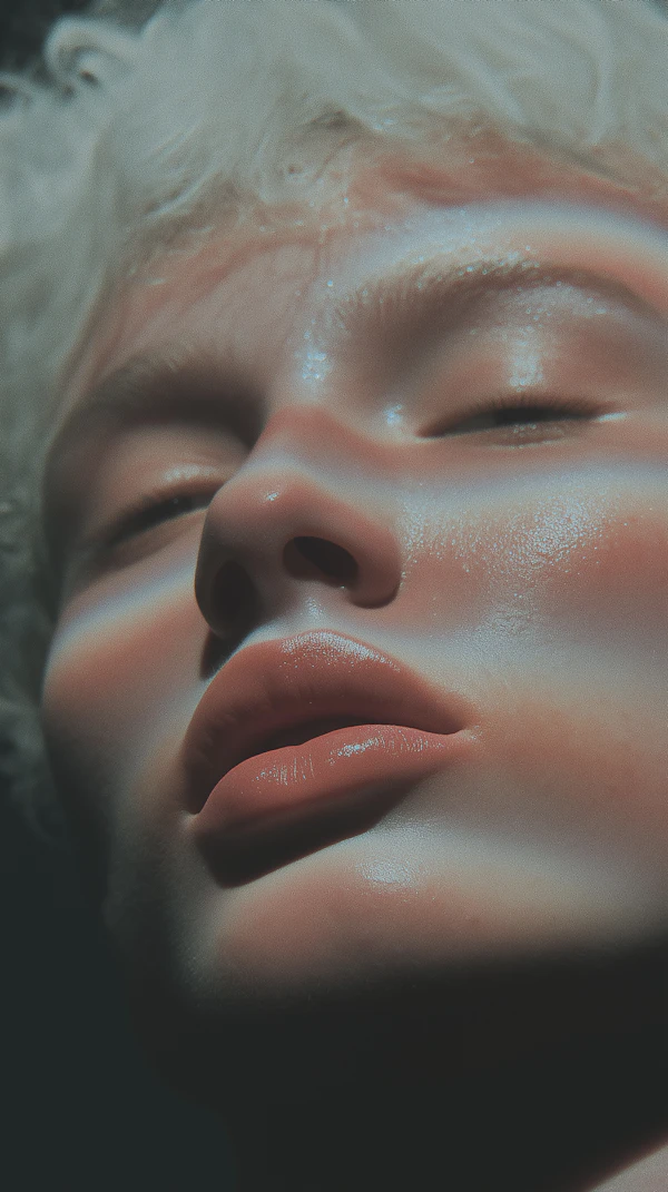 Artistic Face Close-Up