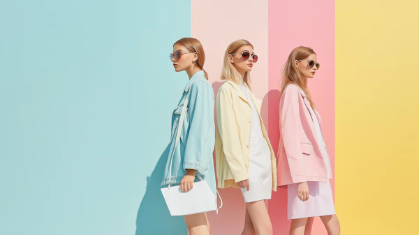 Pastel Fashion Trio