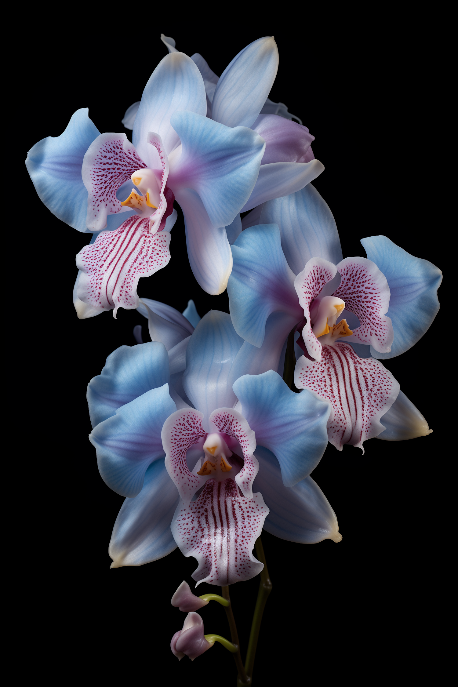 Ethereal Blue Speckled Orchid