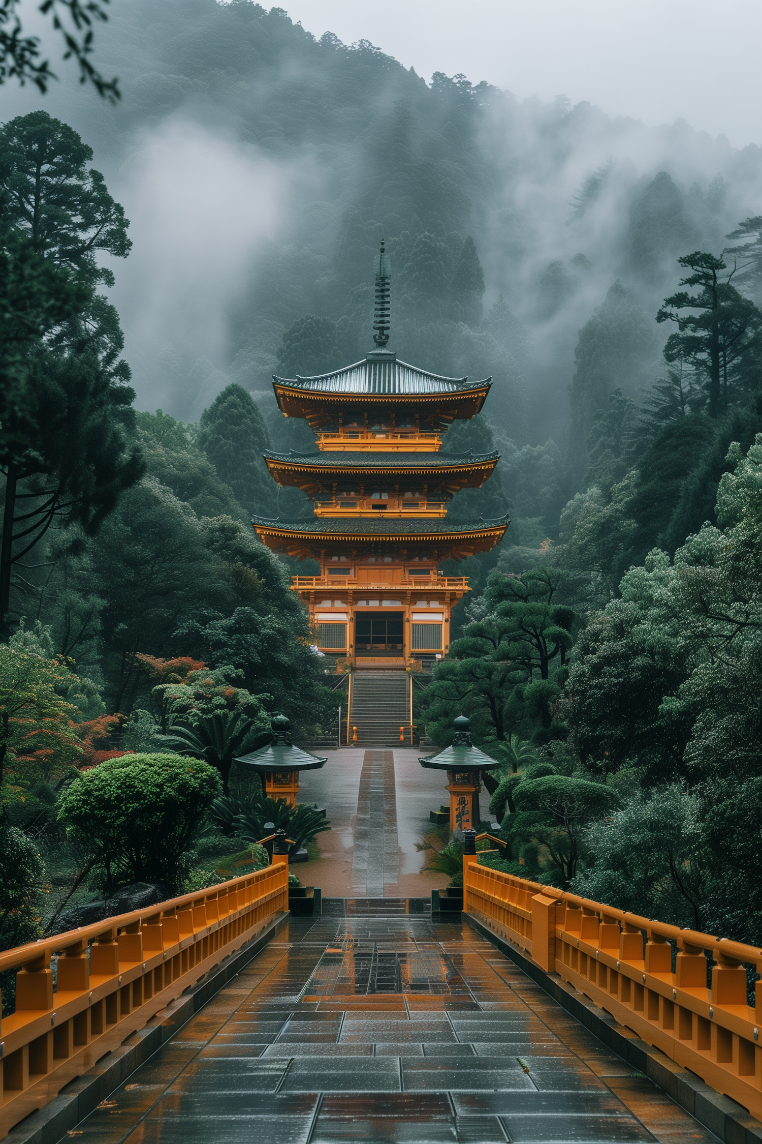 Misty Mountain Pagoda