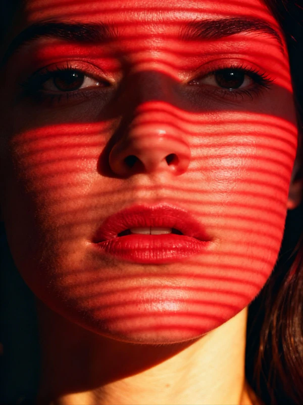 Red Light Portrait