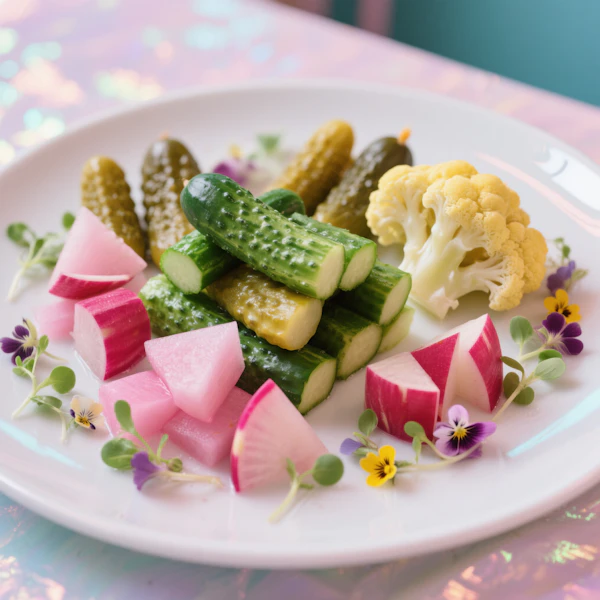 Artful Pickled Vegetables