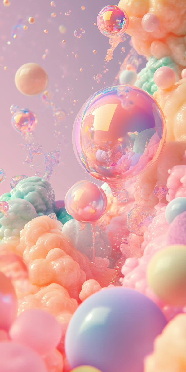 Pastel Bubble Fantasy