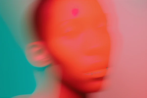 Abstract Blurred Face