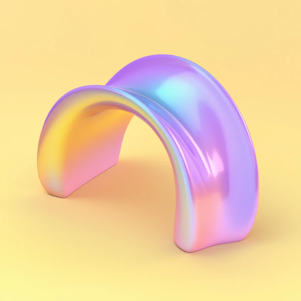 Iridescent 3D Arch