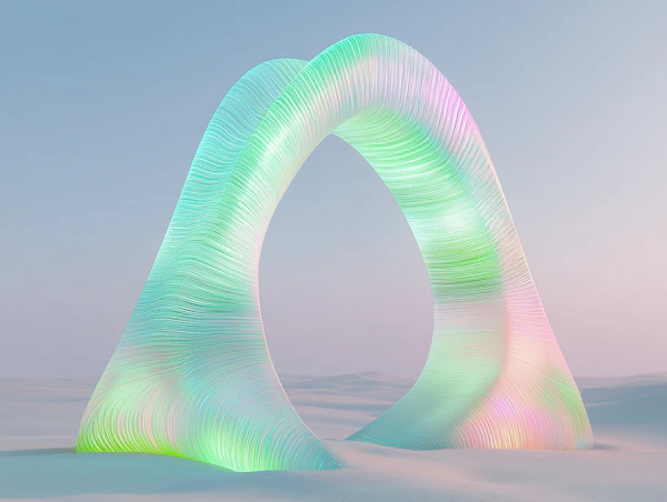 Futuristic 3D Sculpture