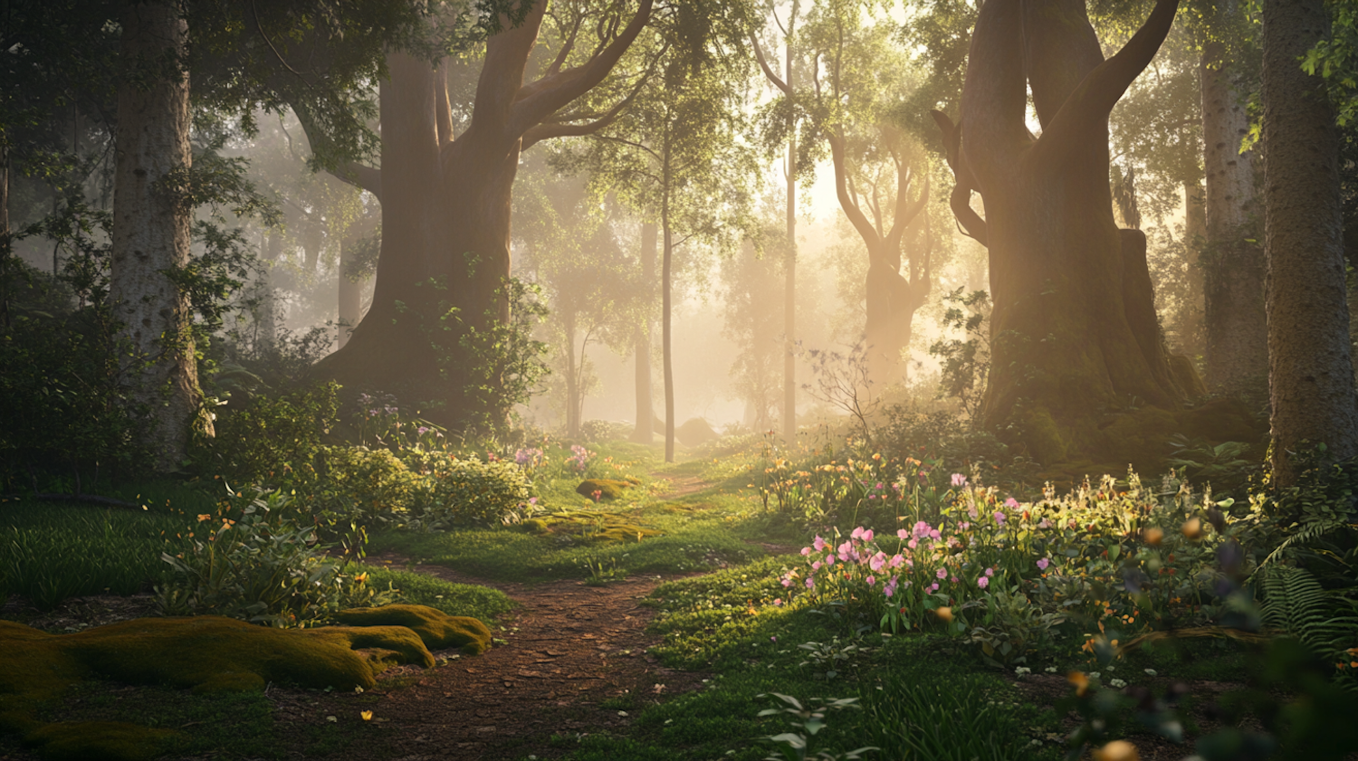 Serene Forest Scene