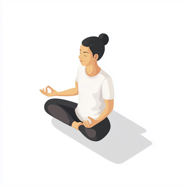 Meditation Illustration