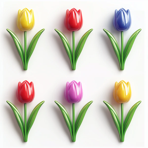 Vibrant Tulip Illustration