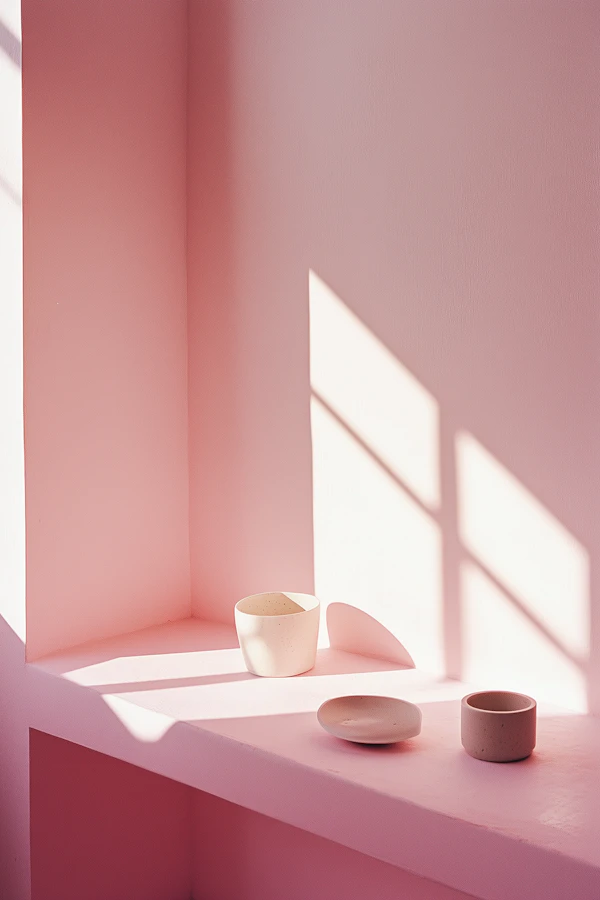 Minimalist Pink Interior